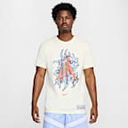 ☆送料無料☆ NIKE JA Basketball T-shirt ☆ Nike Men's Ja Morant Basketball T-Shirt (US, Alpha, X-Large